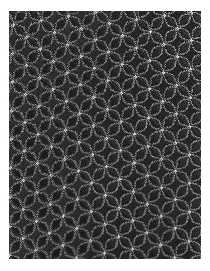Tie Set With Tie Bar 2 Pack in Black and Grey image 3