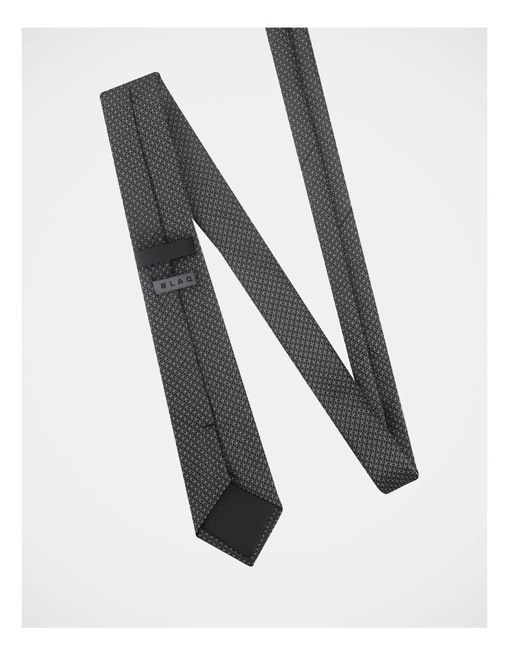 Tie Set With Tie Bar 2 Pack in Black and Grey image 4