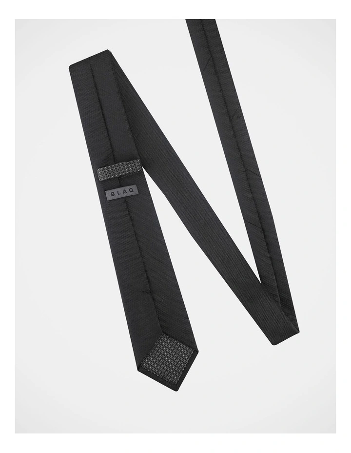 Tie Set With Tie Bar 2 Pack in Black and Grey image 7