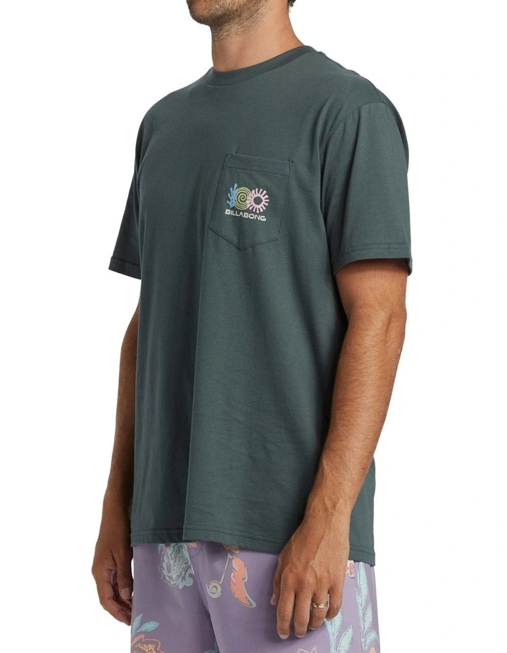 Troppo Pocket T-shirt in Green image 3