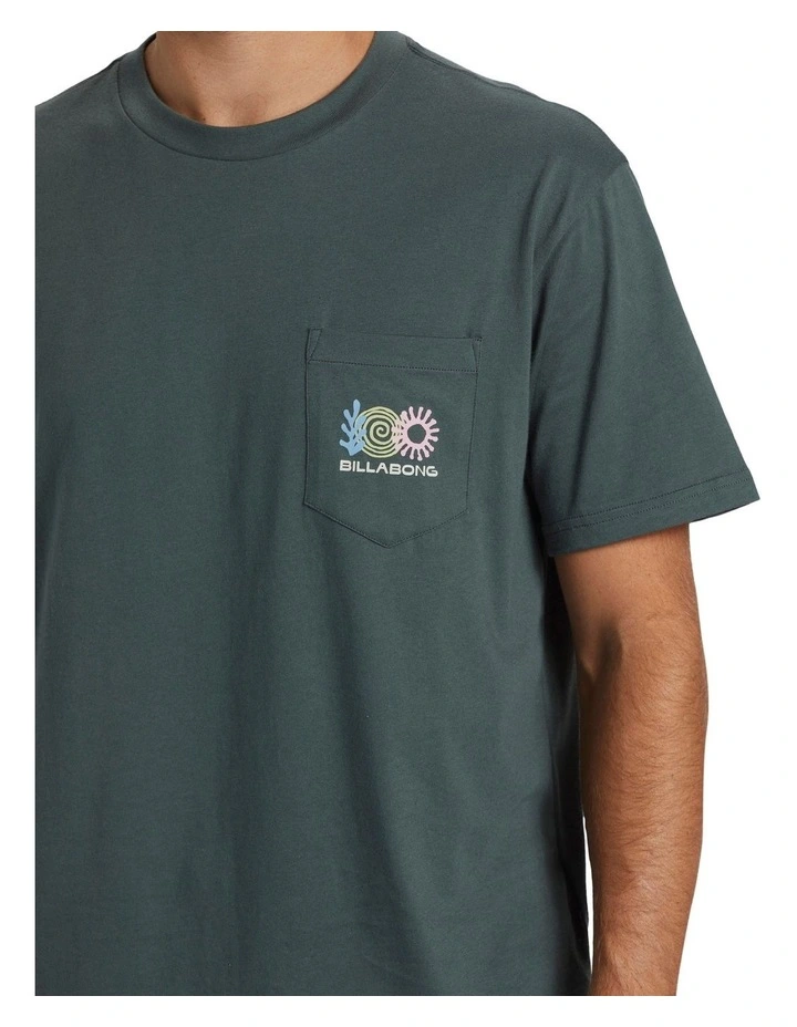 Troppo Pocket T-shirt in Green image 4