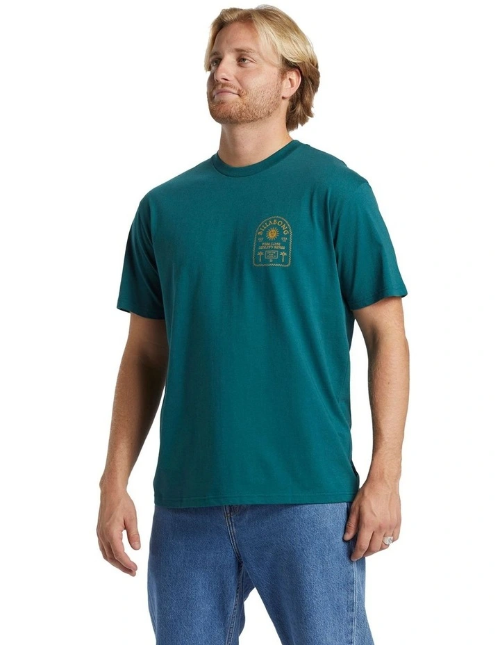 Portal Short Sleeve T-shirt in Teal image 3