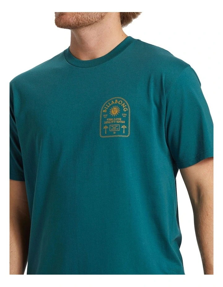 Portal Short Sleeve T-shirt in Teal image 4