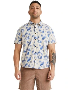 Chefs Kiss Short Sleeve Shirt in Natural