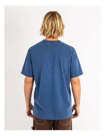 Rising Fun Regular Tee in Navy