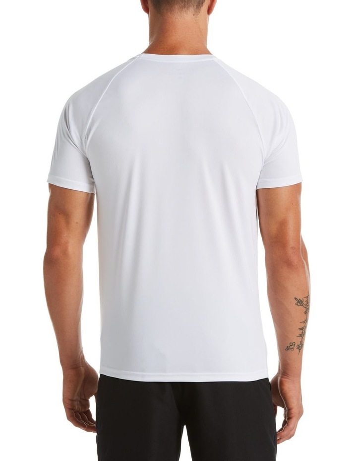 Essential Short Sleeve Hydroguard in White image 2