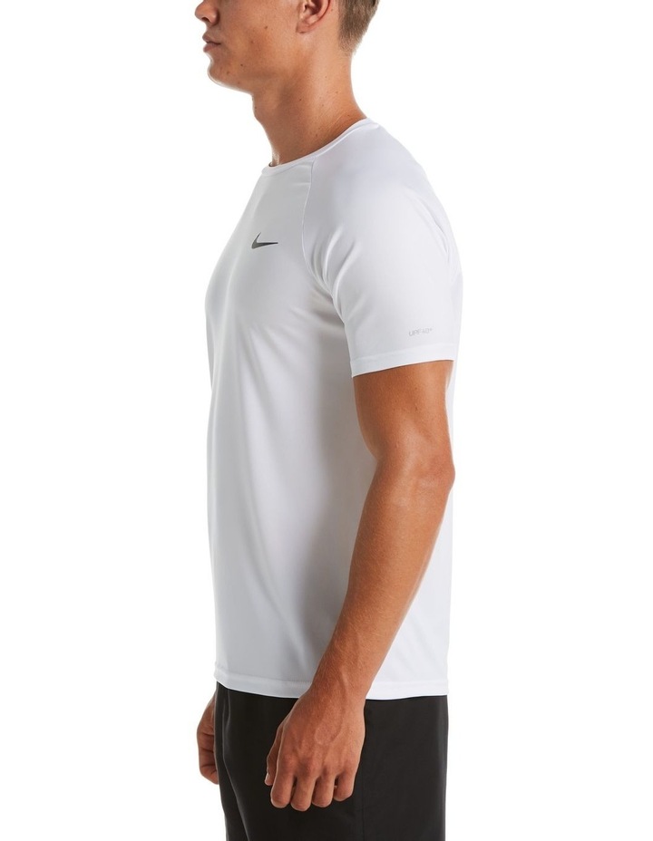 Essential Short Sleeve Hydroguard in White image 3