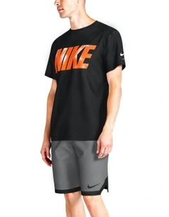 Brand Blast Short Sleeve Hydroguard in Black