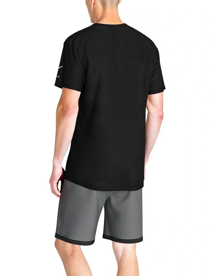 Brand Blast Short Sleeve Hydroguard in Black image 2