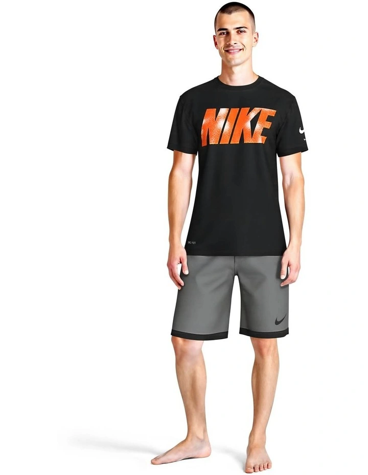 Brand Blast Short Sleeve Hydroguard in Black image 3