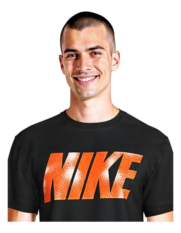 Brand Blast Short Sleeve Hydroguard in Black image 6