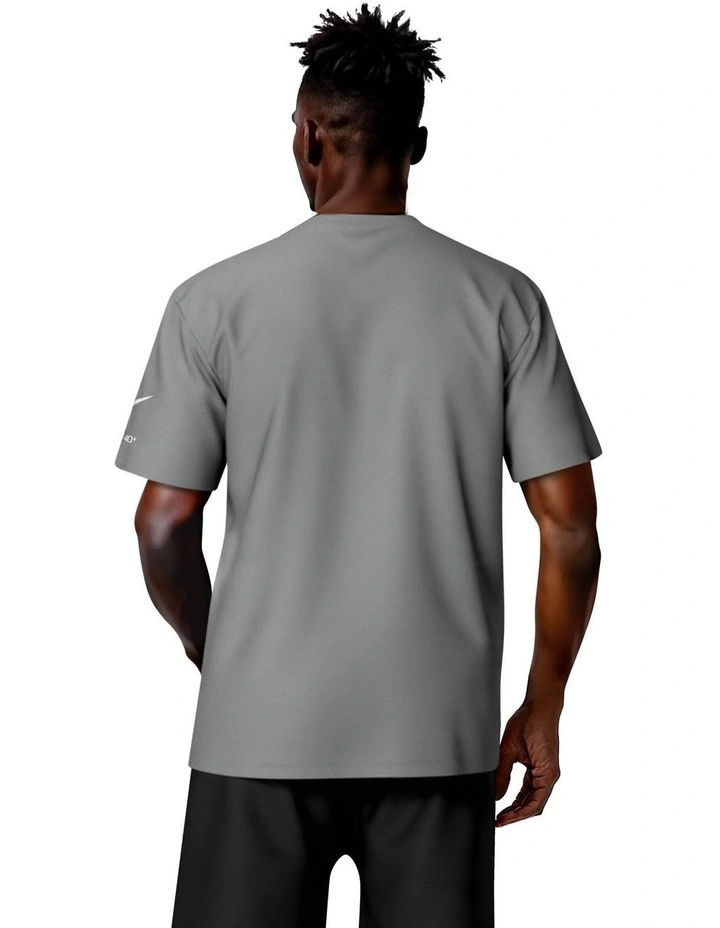 Brand Blast Short Sleeve Hydroguard in Grey image 2