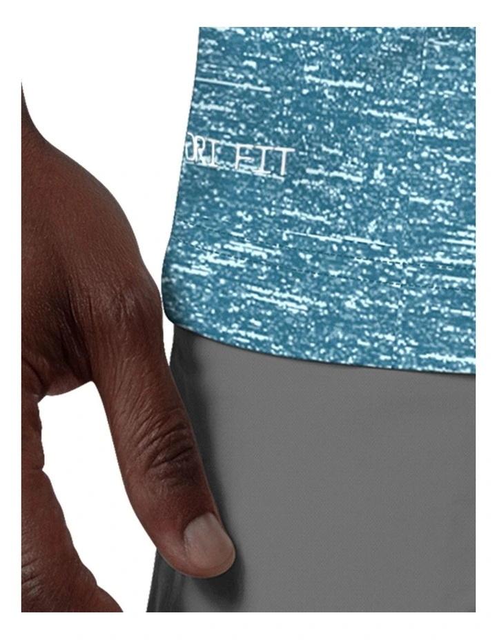 Nike Heather Short Sleeve Hydroguard Tee in Green Abyss image 5