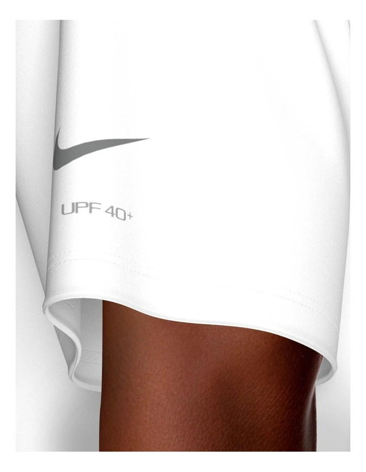 Brand Blast Short Sleeve Hydroguard in White image 5