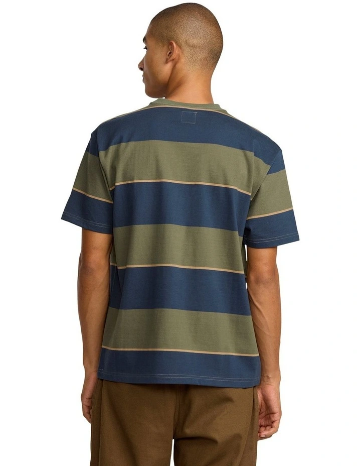 Dayshift Stripe Short Sleeve T-shirt in Multi image 2