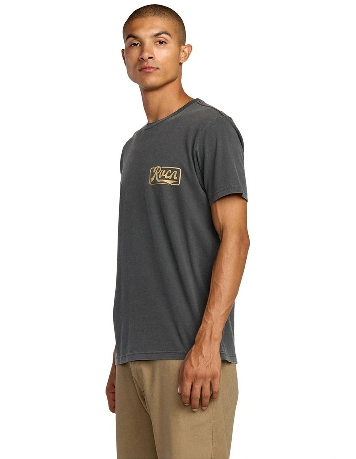 Frame Up Short Sleeve T-shirt in Pirate Black image 3