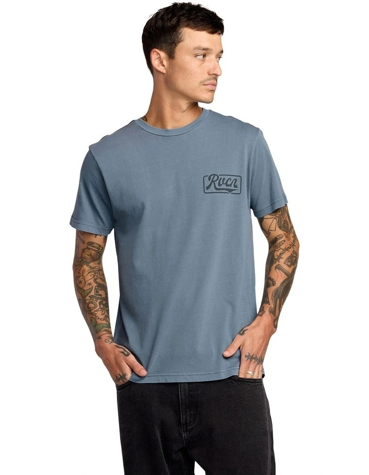 Frame Up Short Sleeve T-shirt in Vintage Navy image 1