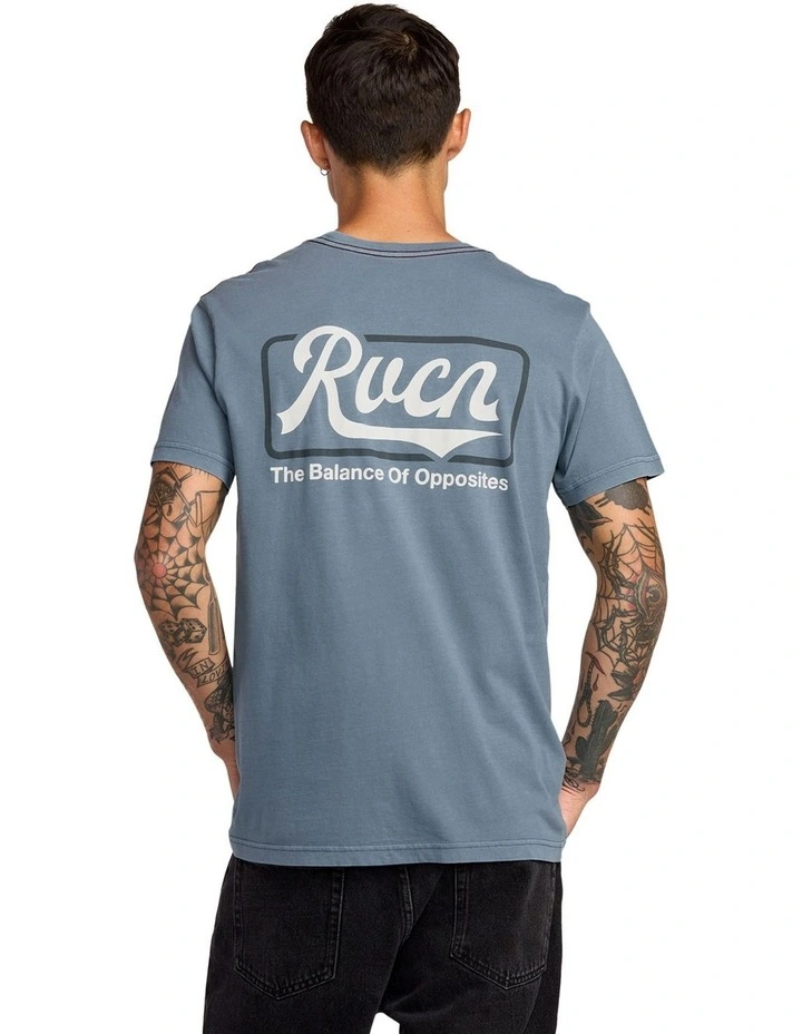 Frame Up Short Sleeve T-shirt in Vintage Navy image 2