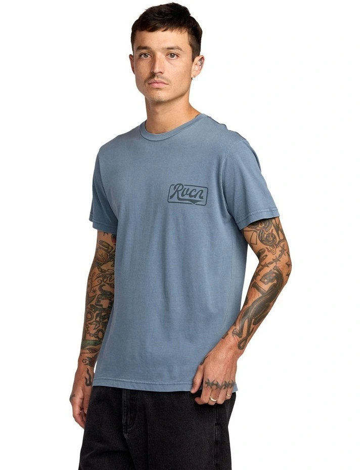 Frame Up Short Sleeve T-shirt in Vintage Navy image 3
