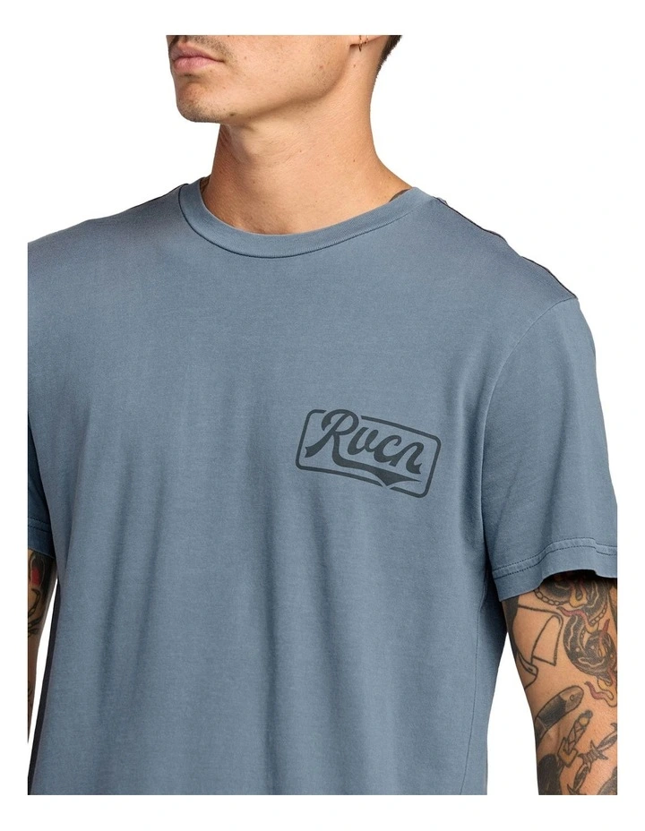 Frame Up Short Sleeve T-shirt in Vintage Navy image 4