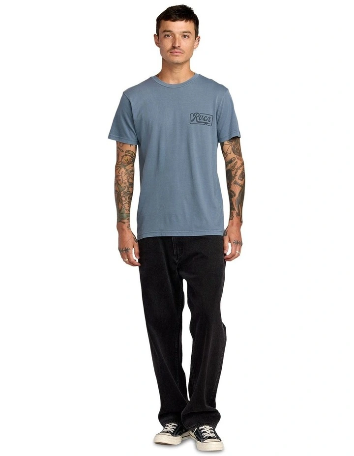 Frame Up Short Sleeve T-shirt in Vintage Navy image 5