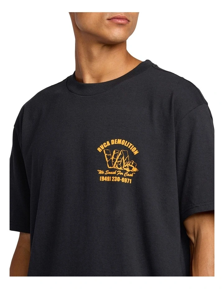 Demo Short Sleeve T-shirt in Black image 4