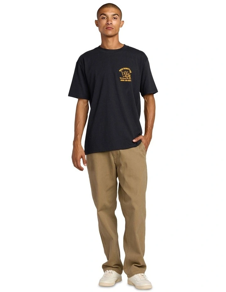 Demo Short Sleeve T-shirt in Black image 5