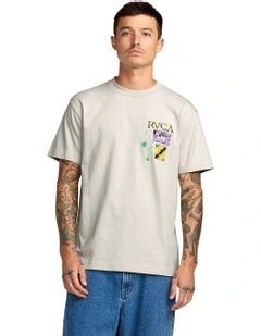 Tassie Short Sleeve Tee in Beige