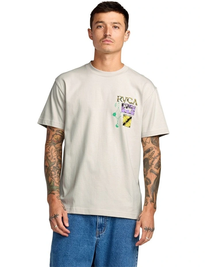 Tassie Short Sleeve Tee in Beige image 1