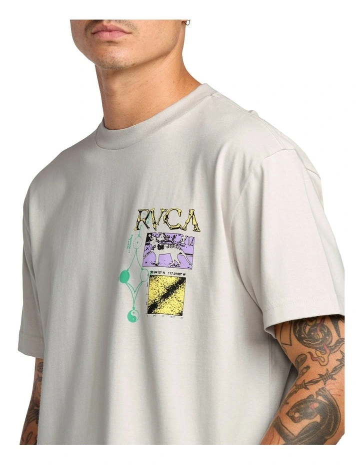 Tassie Short Sleeve Tee in Beige image 4