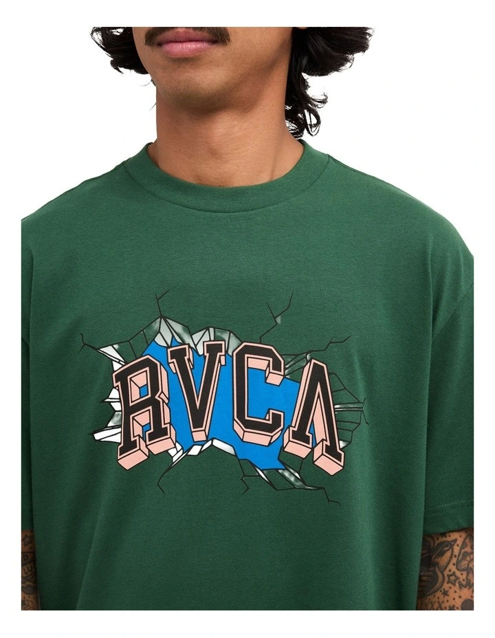 Breaks T-shirt in Green image 4