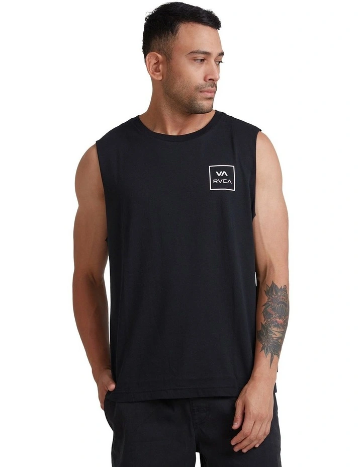 Va All The Ways Muscle T-shirt in Black image 1