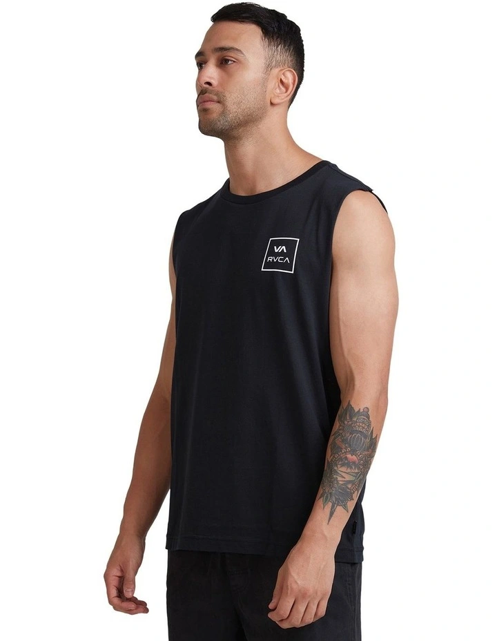 Va All The Ways Muscle T-shirt in Black image 3