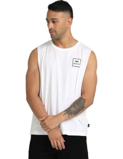 Va All The Ways Muscle Tank in White