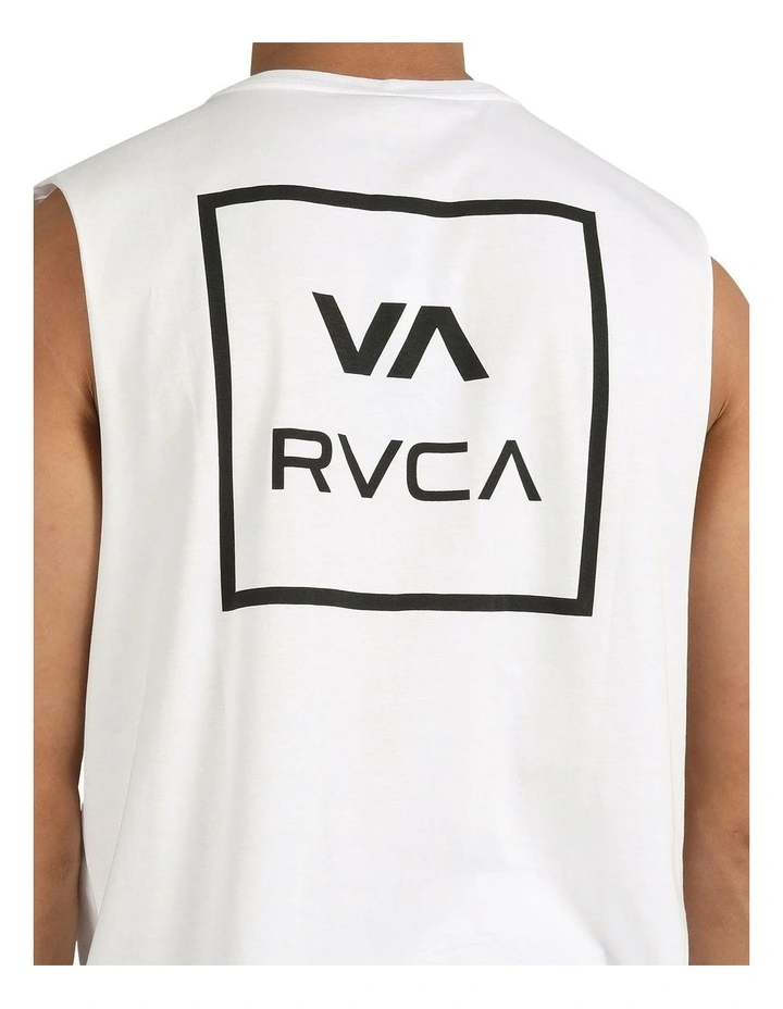 Va All The Ways Muscle Tank in White image 4