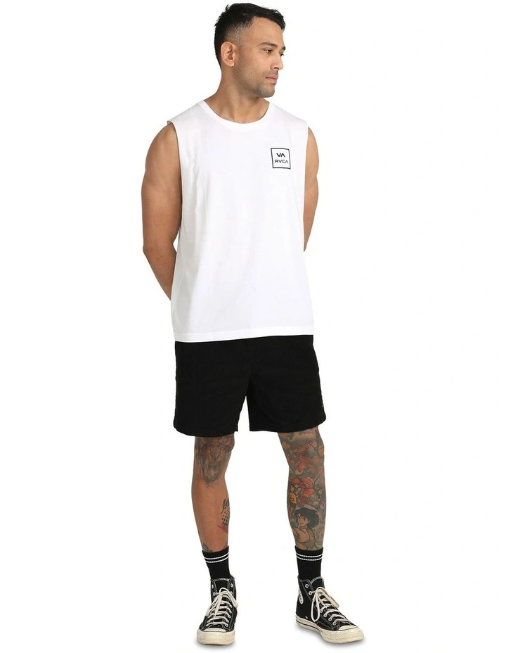 Va All The Ways Muscle Tank in White image 5