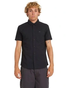 Thatll Do Stretch Short Sleeve Shirt in Black