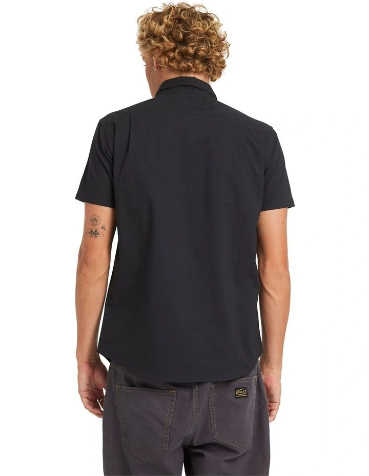 Thatll Do Stretch Short Sleeve Shirt in Black image 2