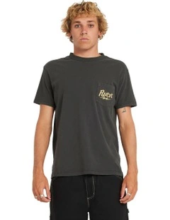 Shock Pocket T-Shirt in Black