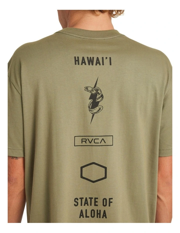 Hawaii Squadron T-shirt in Green image 4