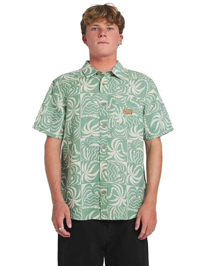 Exotica Short Sleeve Shirt in Green image 1