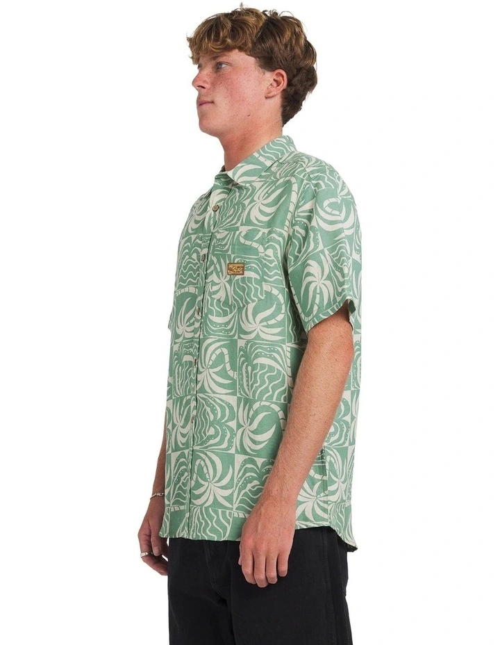 Exotica Short Sleeve Shirt in Green image 3