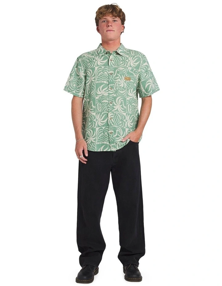 Exotica Short Sleeve Shirt in Green image 5