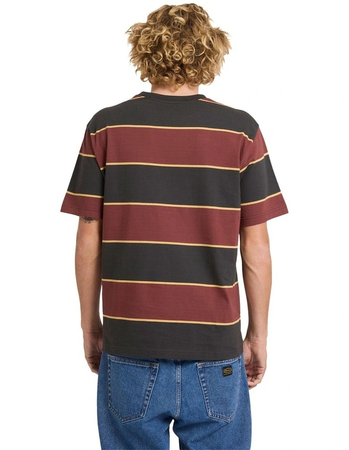 Dayshift Stripe T-shirt in Black image 2