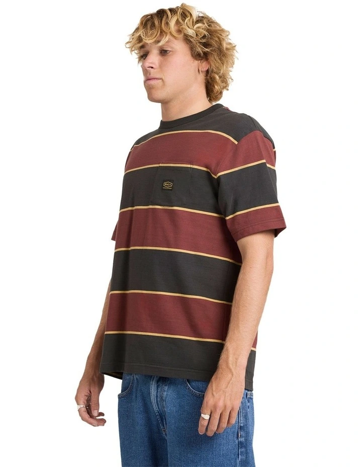 Dayshift Stripe T-shirt in Black image 3