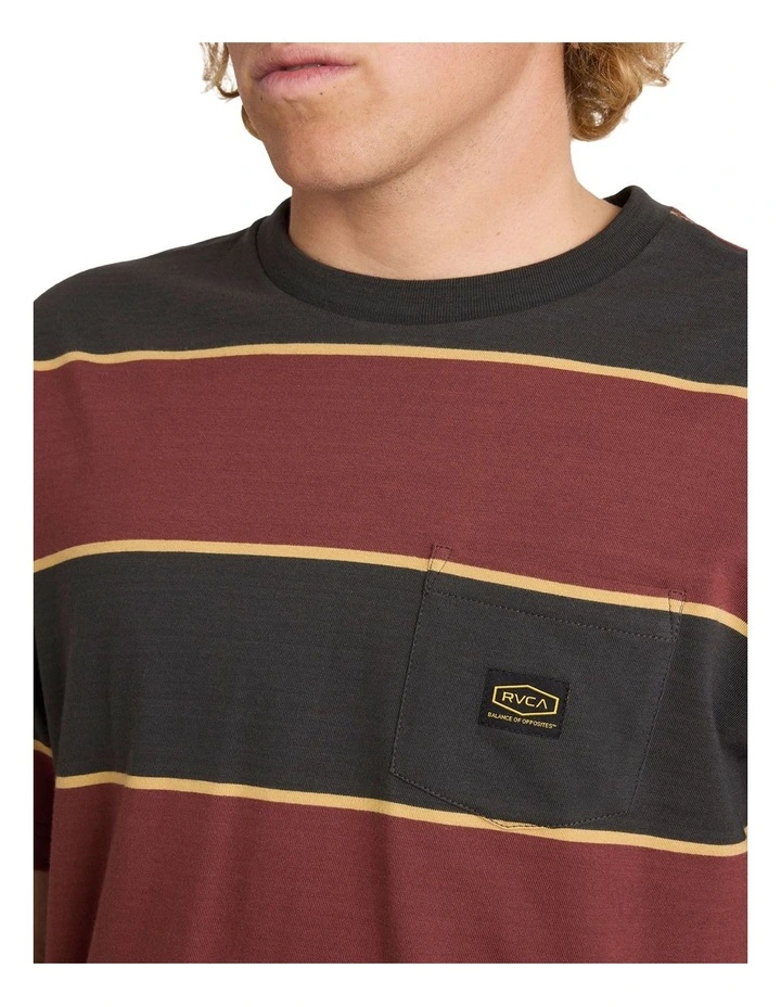 Dayshift Stripe T-shirt in Black image 4