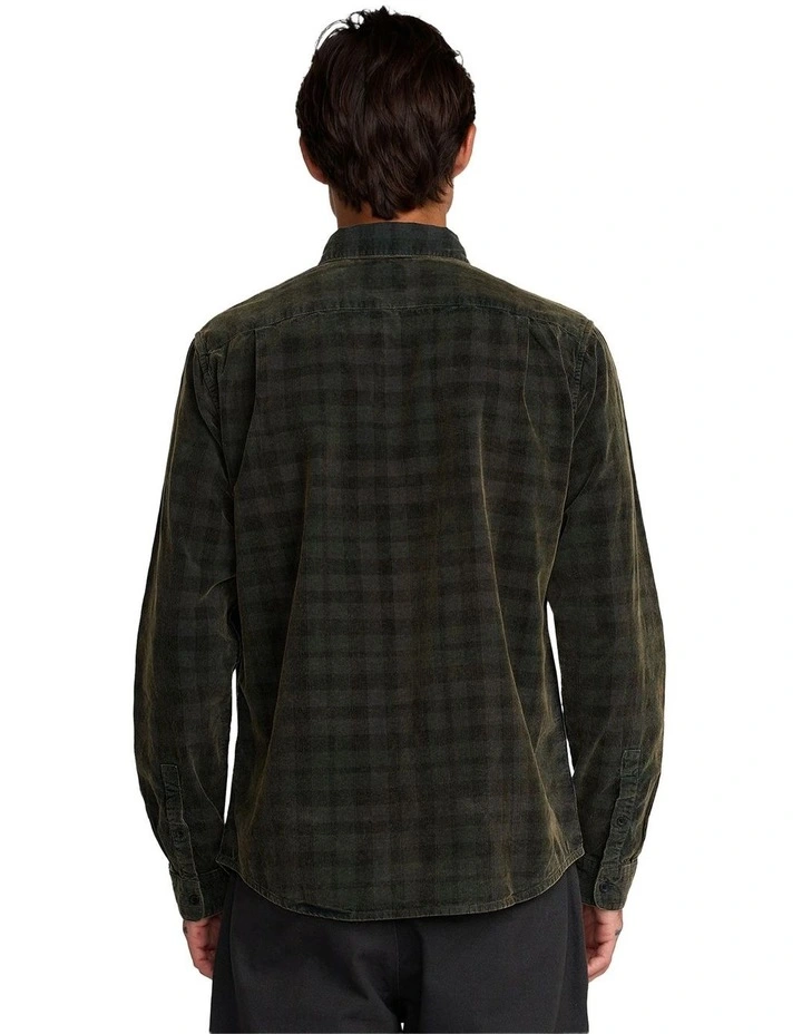 Artifice Cord Long Sleeve Shirt in Black image 2