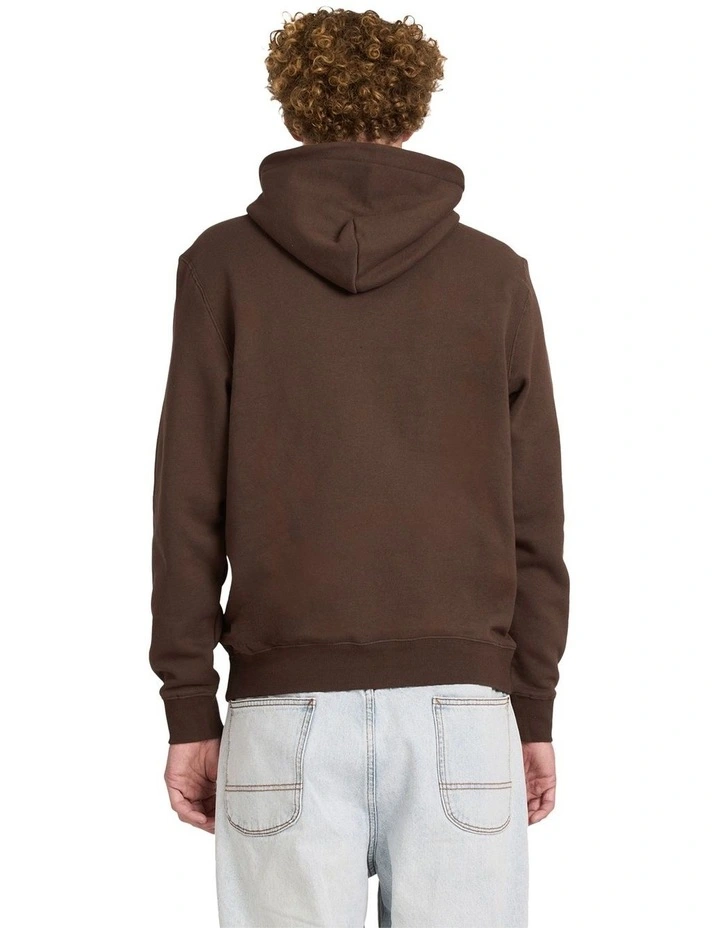 Pullover Hoodie in Brown image 2