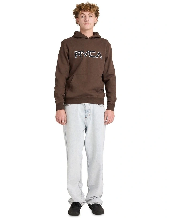 Pullover Hoodie in Brown image 5