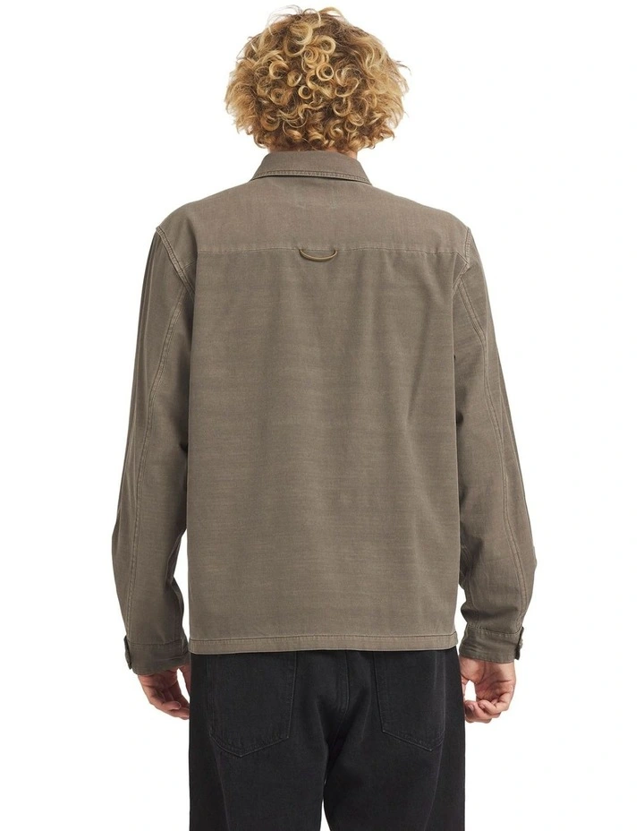 Coas Over Long Sleeve Shirt in Brown image 2